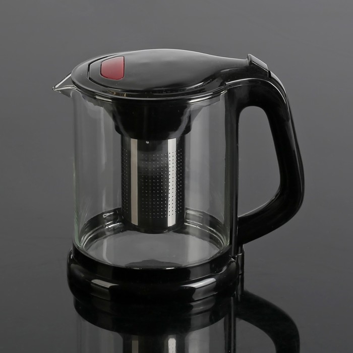 Чайник заварочный 1,65 л "Ковальски", цвет чёрный