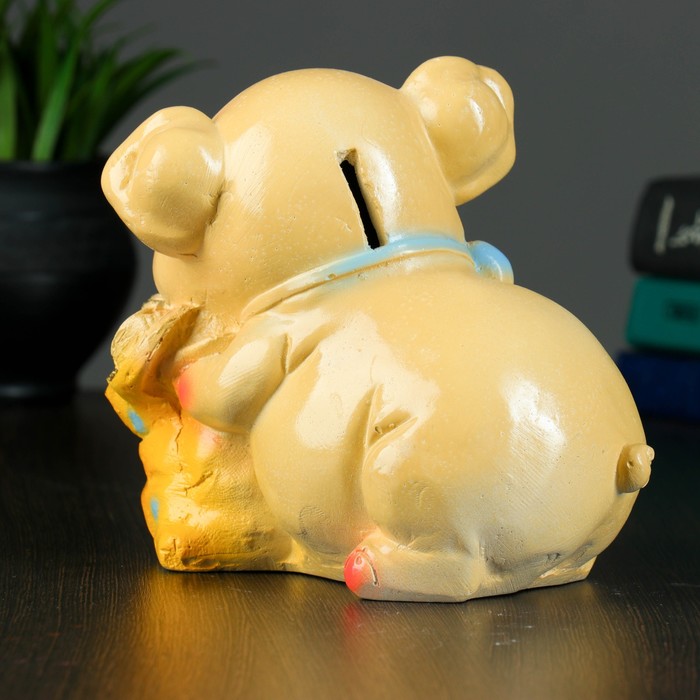 Копилка "Поросенок с бантиком" 18см