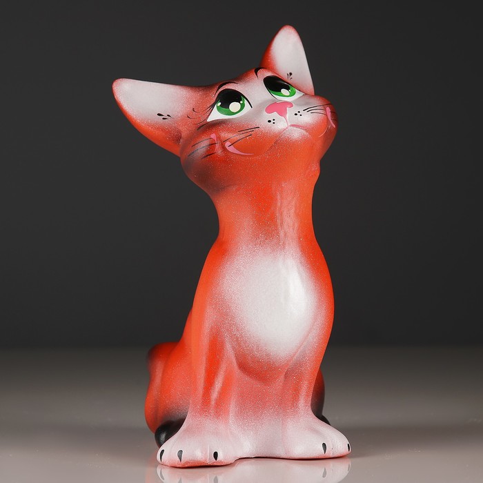 Копилка "Кот Оскар" рыжий