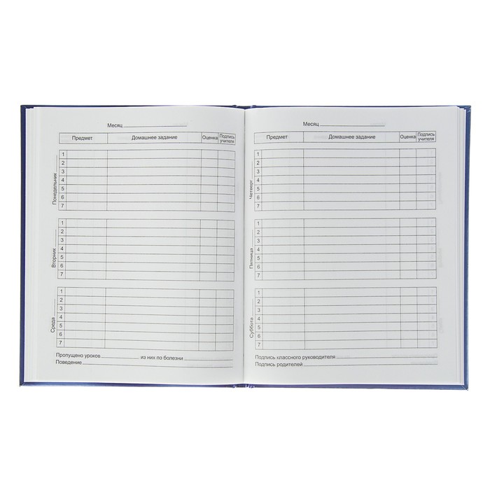 Дневник для 1-4 класса, твёрдая обложка Glamorous pattern, матовая ламинация, тиснение