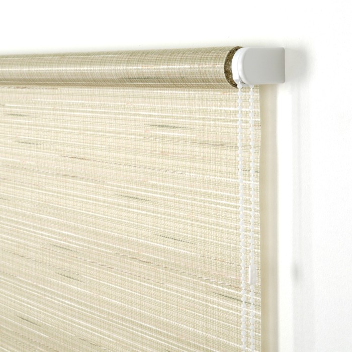 Штора рулонная 70х175 см "Рига", цвет бежево-зеленый