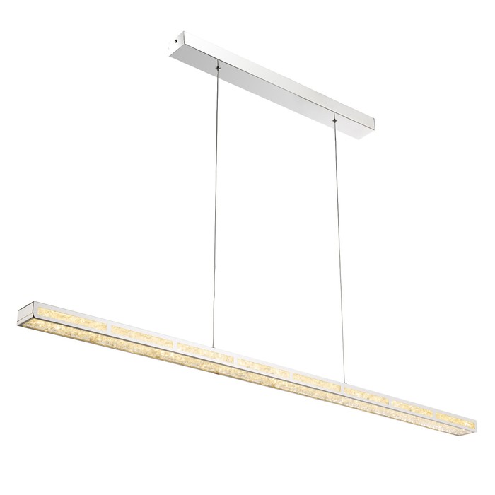 Люстра подвес PALMA I 1x48Вт LED хром 120x6x107см