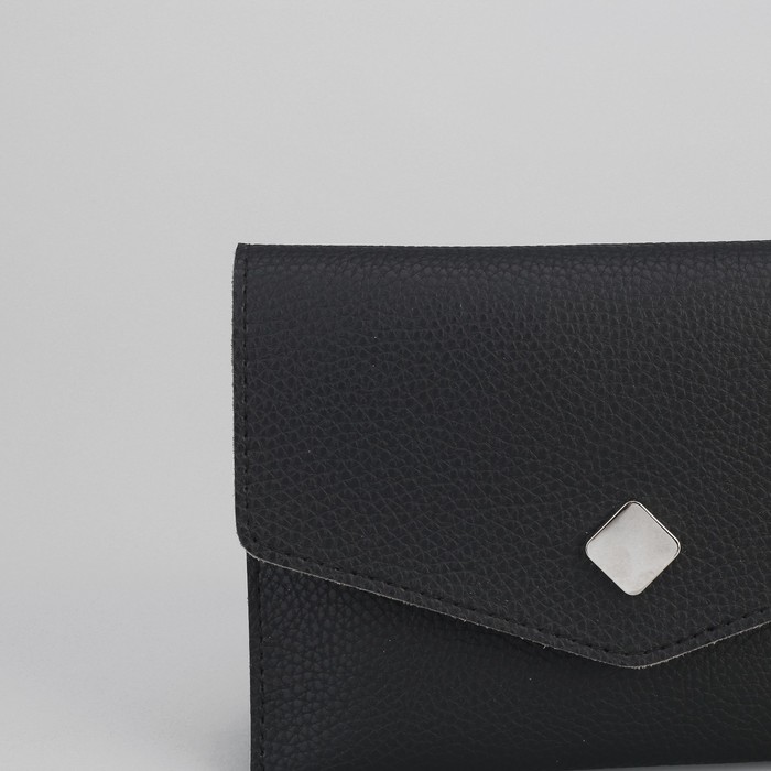 Сумка на пояс, 20*1*14, отдел на клапане, регулируемый ремень, черный