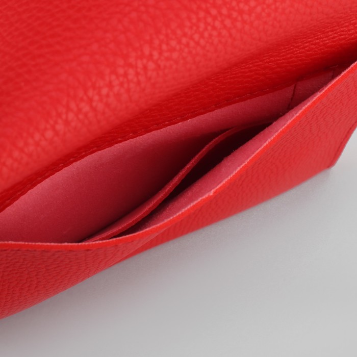 Сумка на пояс, 20*1*14, отдел на клапане, регулируемый ремень, красный