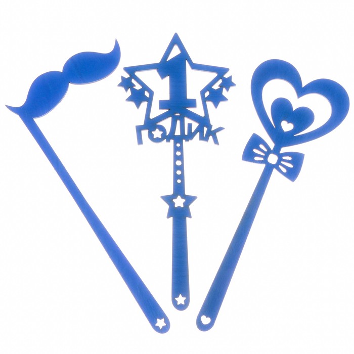 Деревянный набор фотобутафории "1 год"