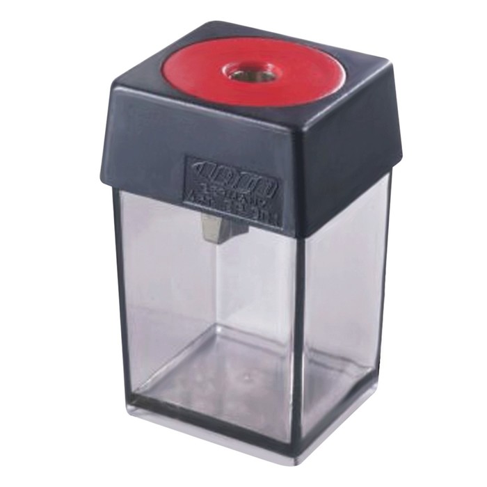 Точилка 1 отверстие с контейнером LACO, черный 225276