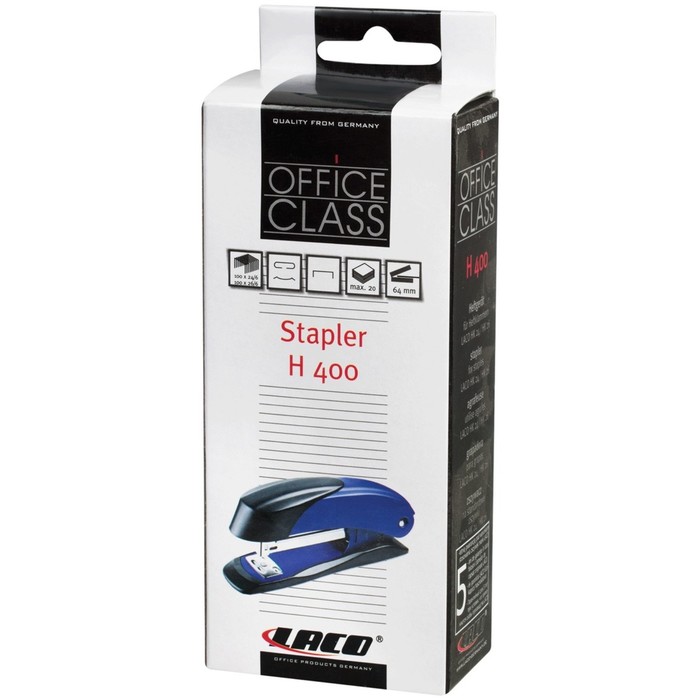 Степлер LACO №24/6 на 30л, синий 220484