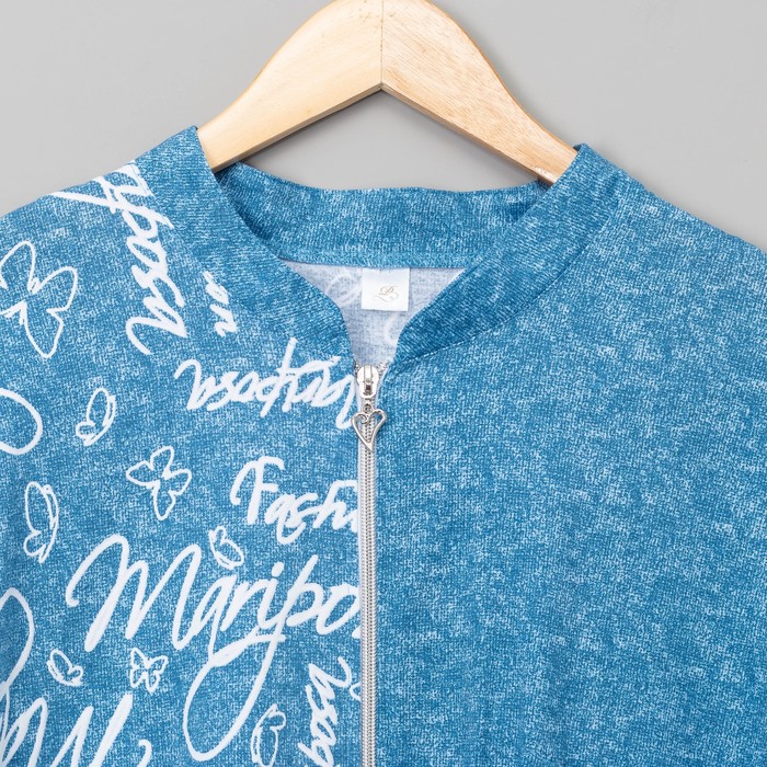 Туника женская "Дэним" f1014 цвет джинса, р-р 44