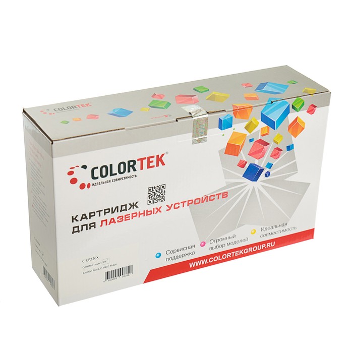 Картридж Colortek HP CF226X, 9000 копий, черный