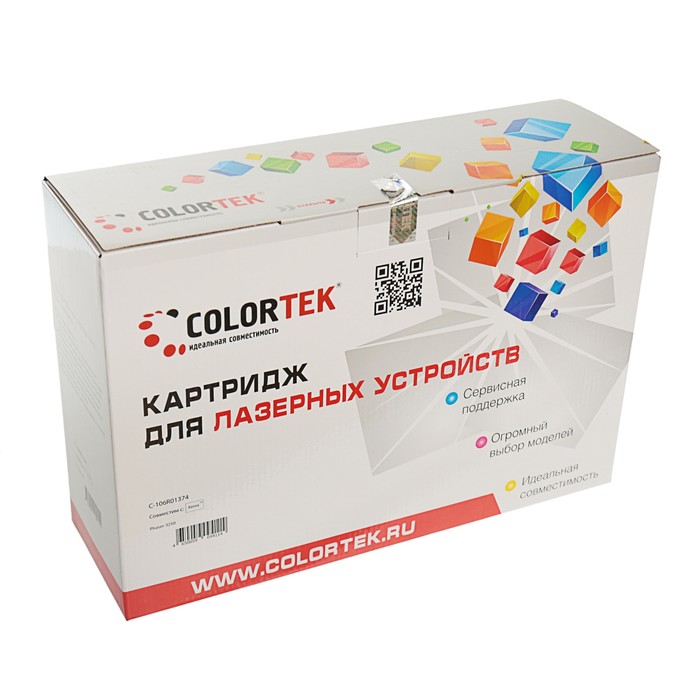 Картридж Colortek Xerox 106R01374, 5000 копий, черный