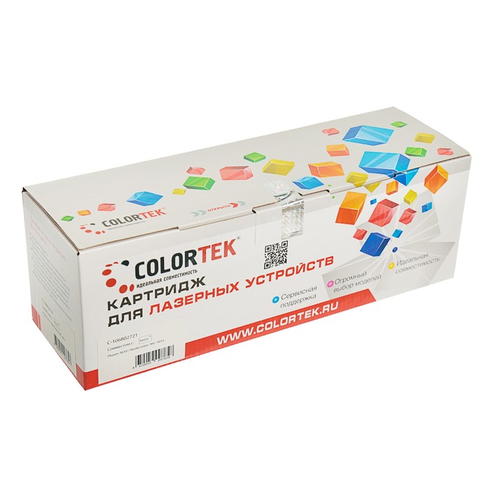 Картридж Colortek Xerox 106R02721, 5900 копий, черный