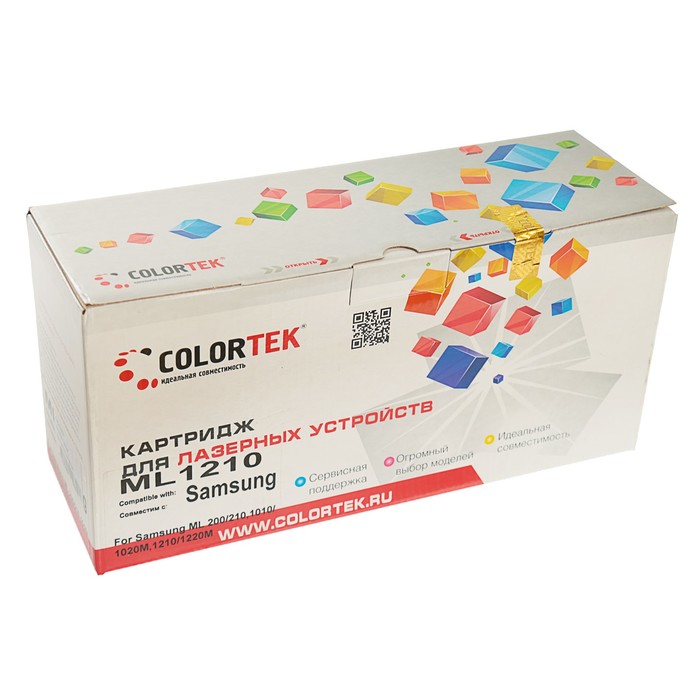 Картридж Colortek Samsung ML-1210D3, 3000 копий, черный