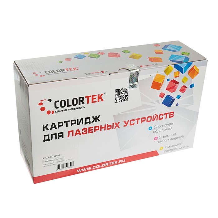 Картридж Colortek Samsung CLT-407S, 1500 копий, черный