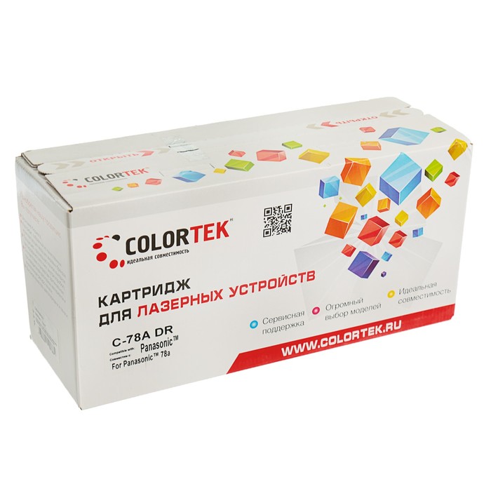 Картридж Colortek Panasonic KX-FA78A (DU), 8000 копий, черный