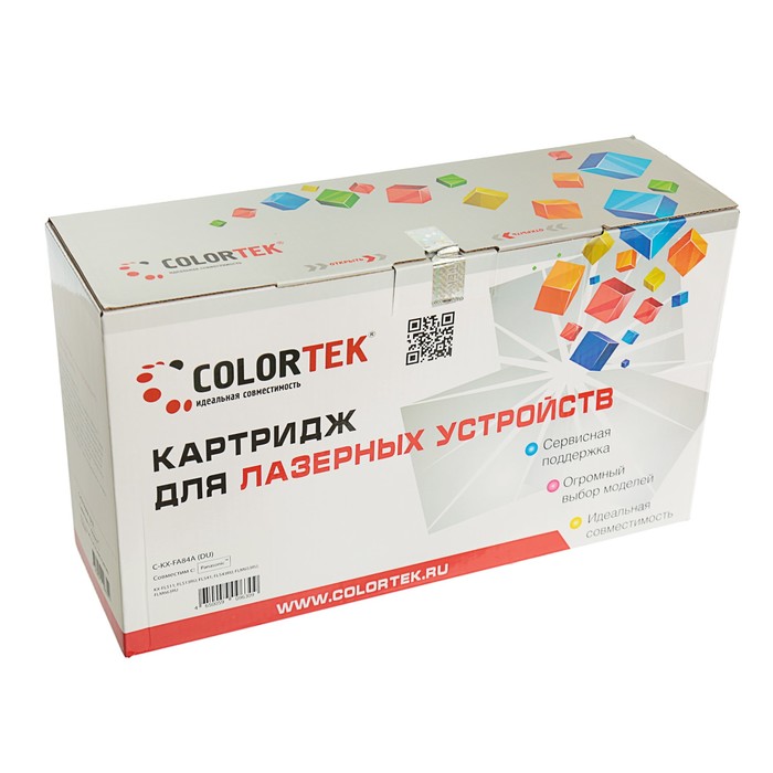Картридж Colortek Panasonic KX-FA84A (DU), 10000 копий, черный