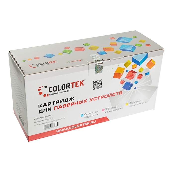 Картридж Colortek Panasonic KX-FAD412A (DU), 6000 копий, черный