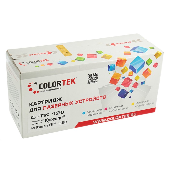 Картридж Colortek Kyocera TK-120, 7200 копий, черный