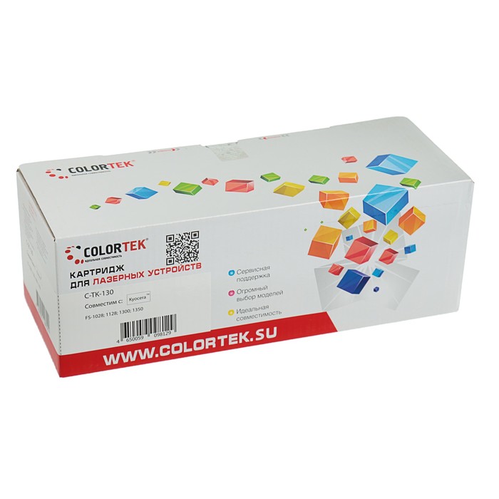 Картридж Colortek Kyocera TK-130, 7200 копий, черный
