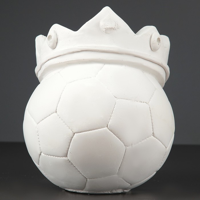 Копилка-раскраска "Мяч с короной" 20см