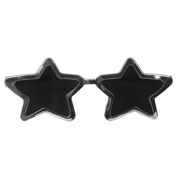 Очки гигант "Звезды", цвет серебро