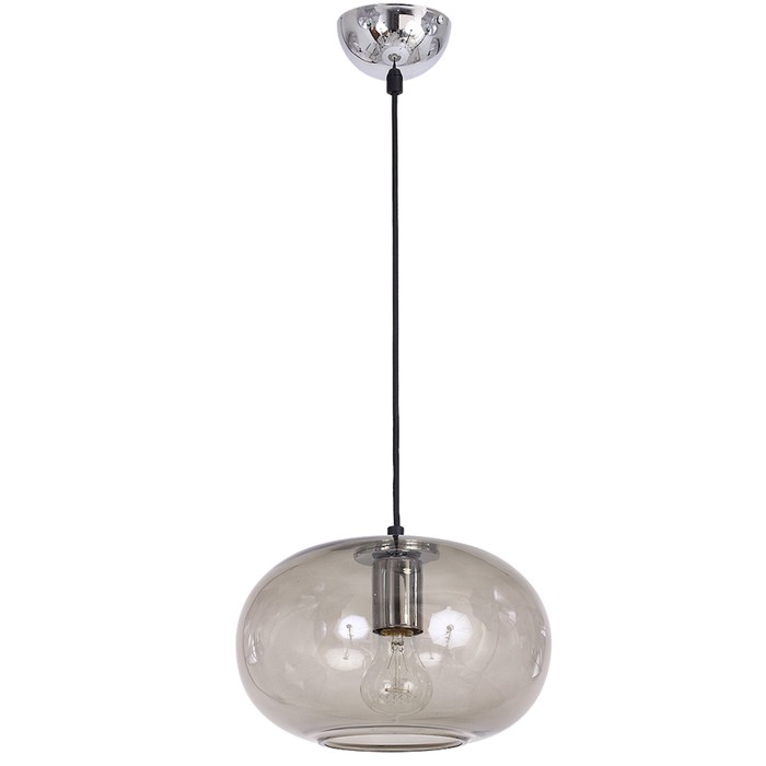 Светильник ELLIPSE 1x60Вт E27 хром 29x29x110см