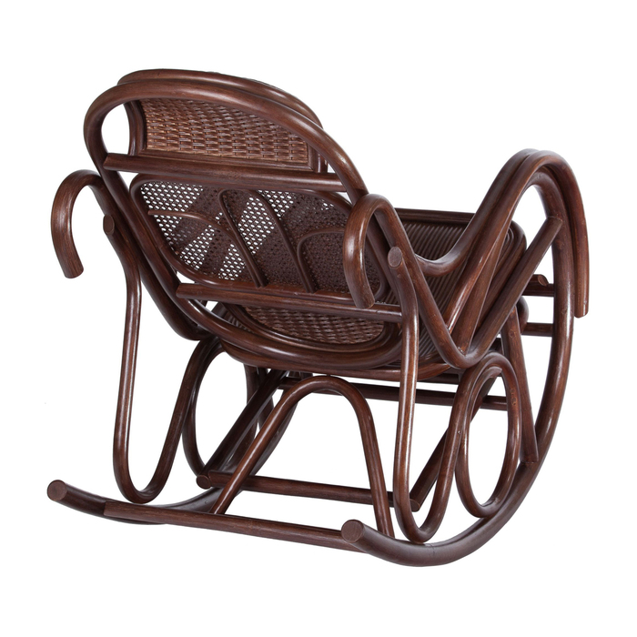 Кресло-качалка с выдвижной подножкой JR ALDINO, темный