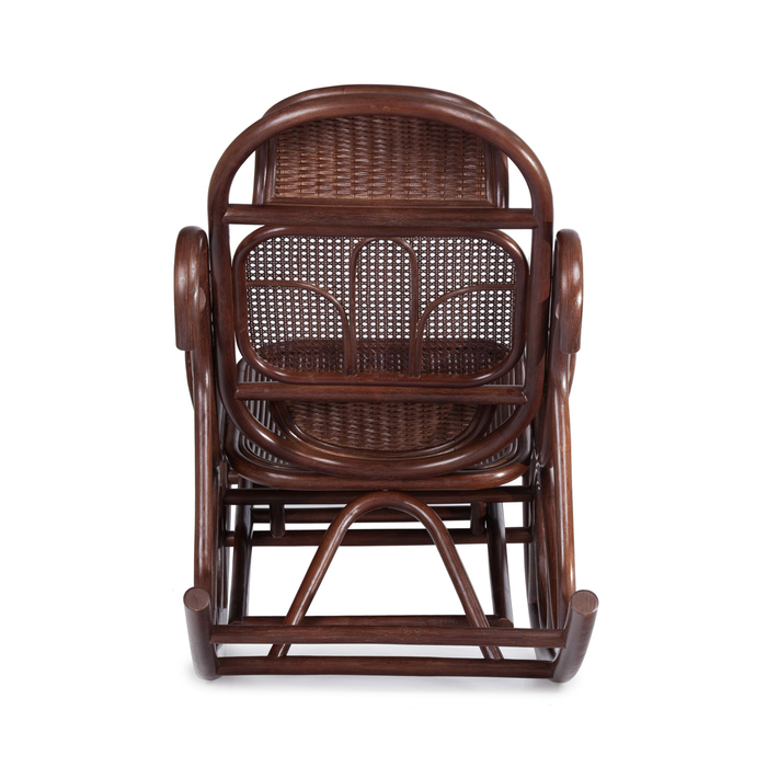 Кресло-качалка с выдвижной подножкой JR ALDINO, темный