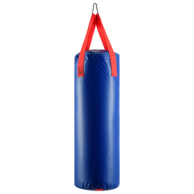 Мешок боксёрский на ременной ленте 15 кг, цвет синий Ош