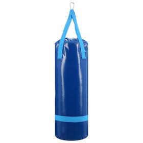 Мешок боксёрский на ременной ленте 20 кг, цвет синий Ош