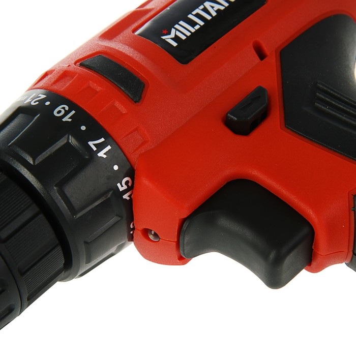 Аккумуляторная дрель MILITARY CD10.8Li, 10.8 В, 1х1.5Ач, Li, 0-350/0-1350 об/мин, 25 Нм