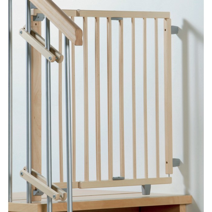 Ворота безопасности Geuther лестничные 95-135 см, натуральный