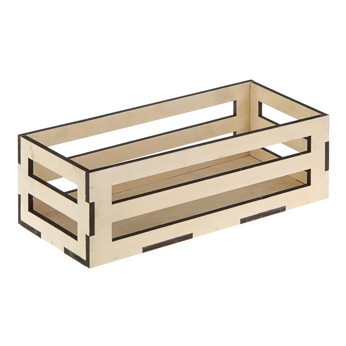 Ящик реечный, 3в1, бесцветный, 35 х 17.5 х 12 - 31 х 13 х 10 см