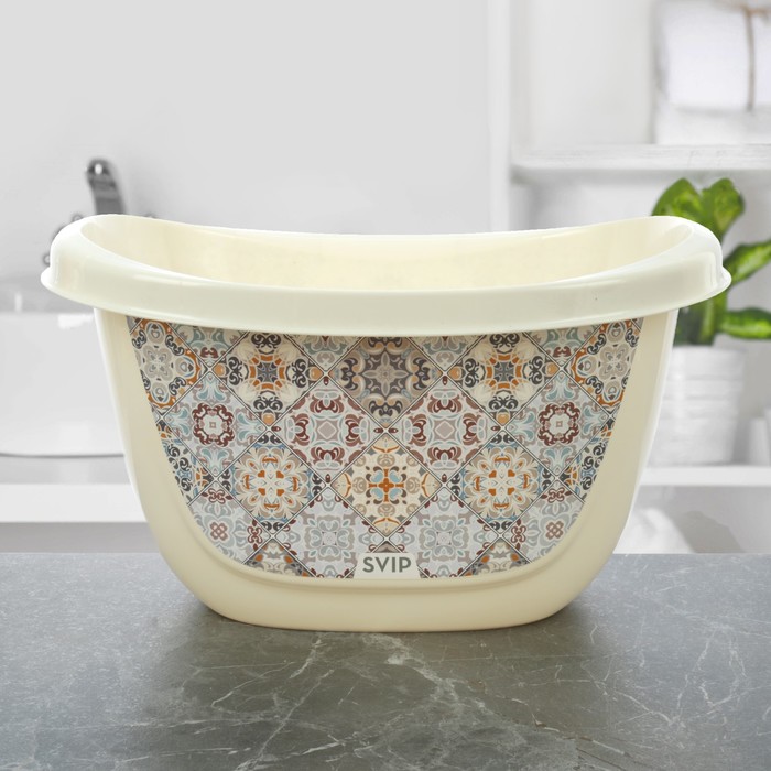 Таз овальный 16 л "Декор. Марокко"