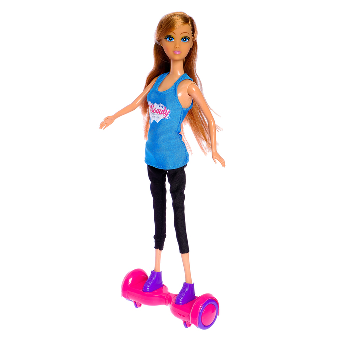 Кукла модная "Лида на сигвее" с аксессуарами, МИКС