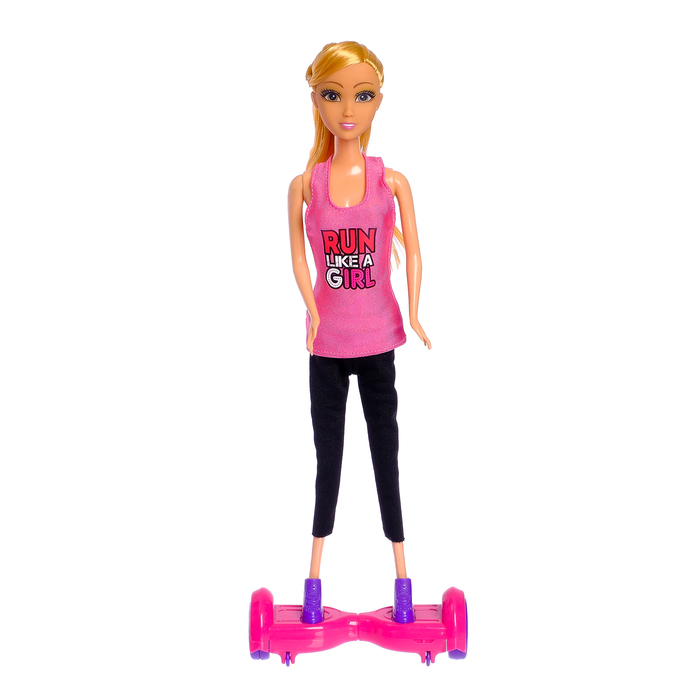 Кукла модная "Лида на сигвее" с аксессуарами, МИКС