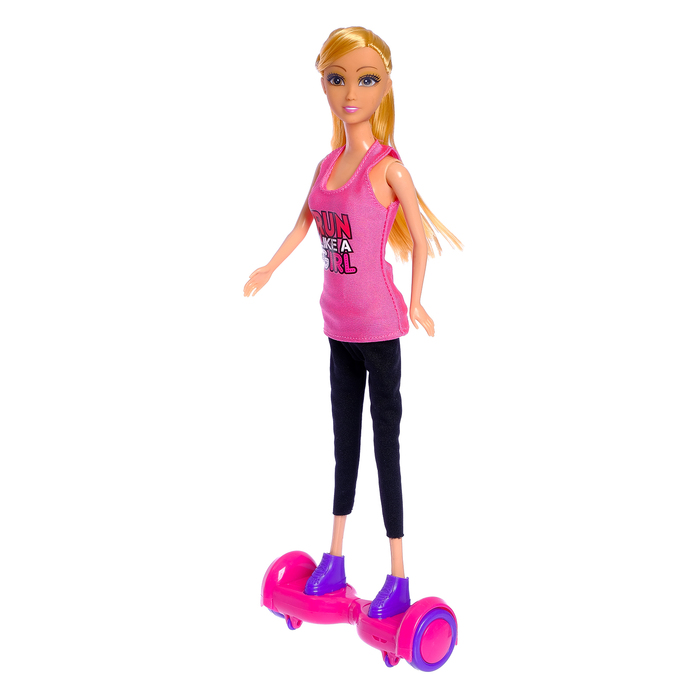 Кукла модная "Лида на сигвее" с аксессуарами, МИКС