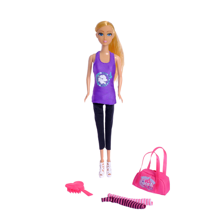 Кукла модная "Лида спортсменка" с аксессуарами, МИКС