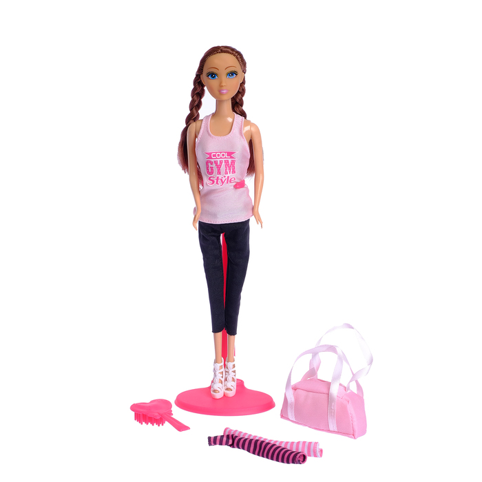 Кукла модная "Лида спортсменка" с аксессуарами, МИКС