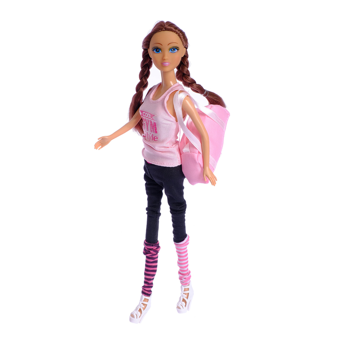 Кукла модная "Лида спортсменка" с аксессуарами, МИКС