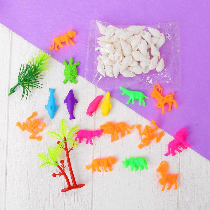 Тактильная коробочка "Животный мир"