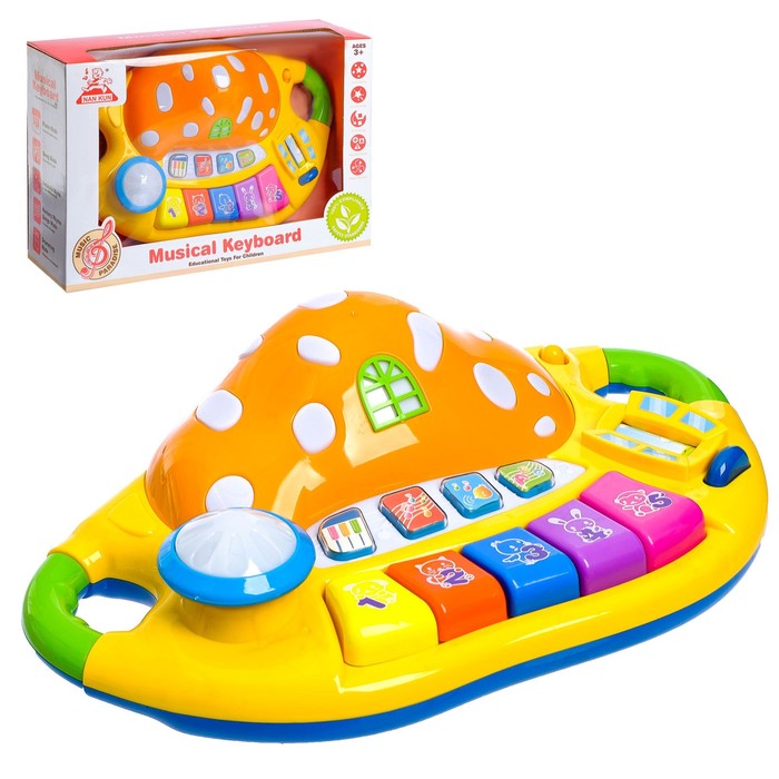 Музыкальная игрушка-ионика «Мухомор», световые и звуковые эффекты