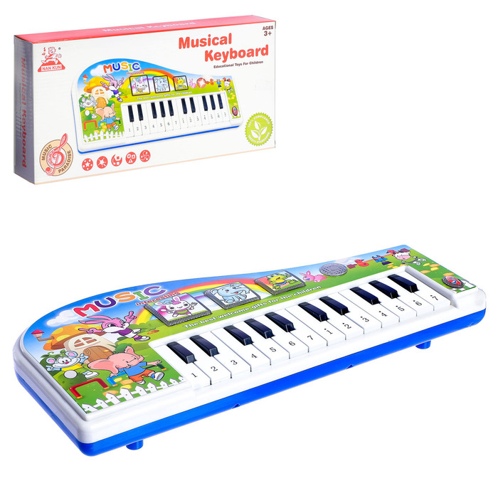 Пианино «Друзья» со световым эффектом, 24 клавиши