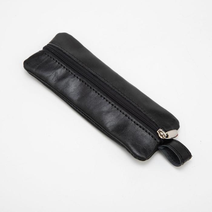 Ключница, отдел на молнии, металлическое кольцо, одёжная чёрный