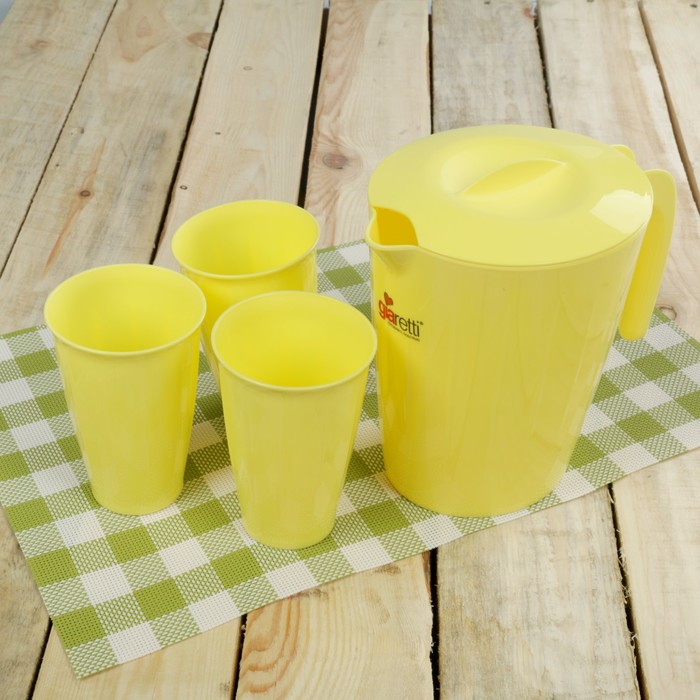 Набор: кувшин Bono 1,9 л + стаканы 0,35 л (3 шт)