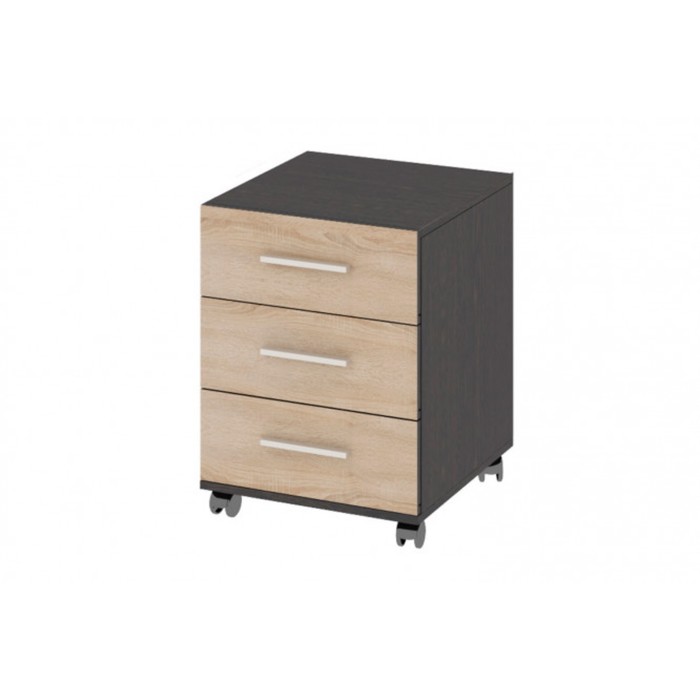 Тумба выкатная "Успех 2", ЛДСП, цвет дуб сонома/венге