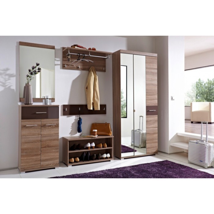 Тумба для обуви Homeline, ЛДСП, цвет дуб