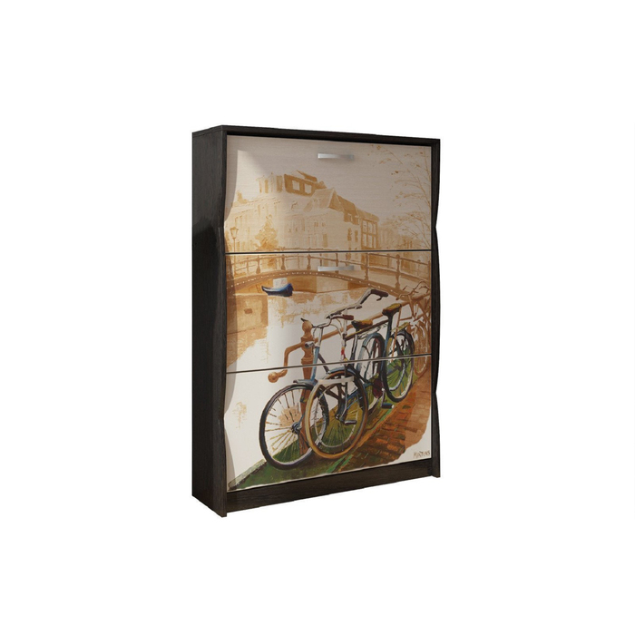 Тумба для обуви "Тип 1", ЛДСП, цвет венге