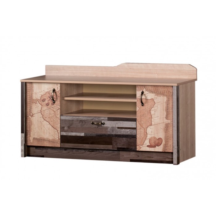 Тумба под ТВ "Колумб", ЛДСП, цвет вишня