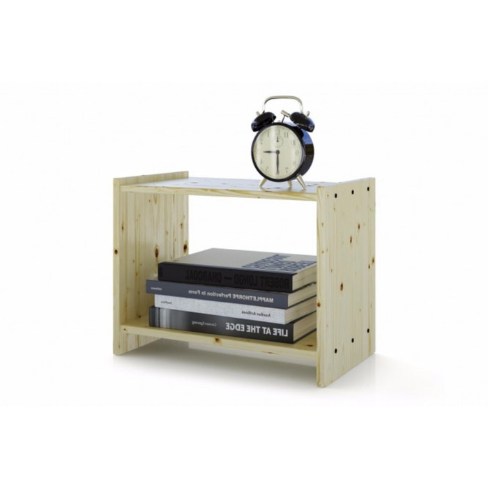 Тумба прикроватная "Карелия", дерево, цвет сосна