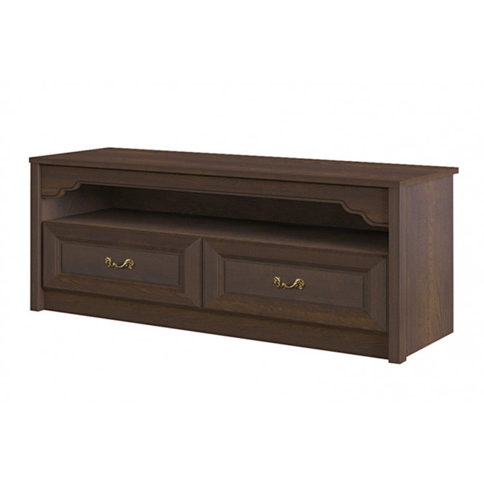 Тумба под ТВ "Флоренция", ЛДСП, цвет дуб тёмный